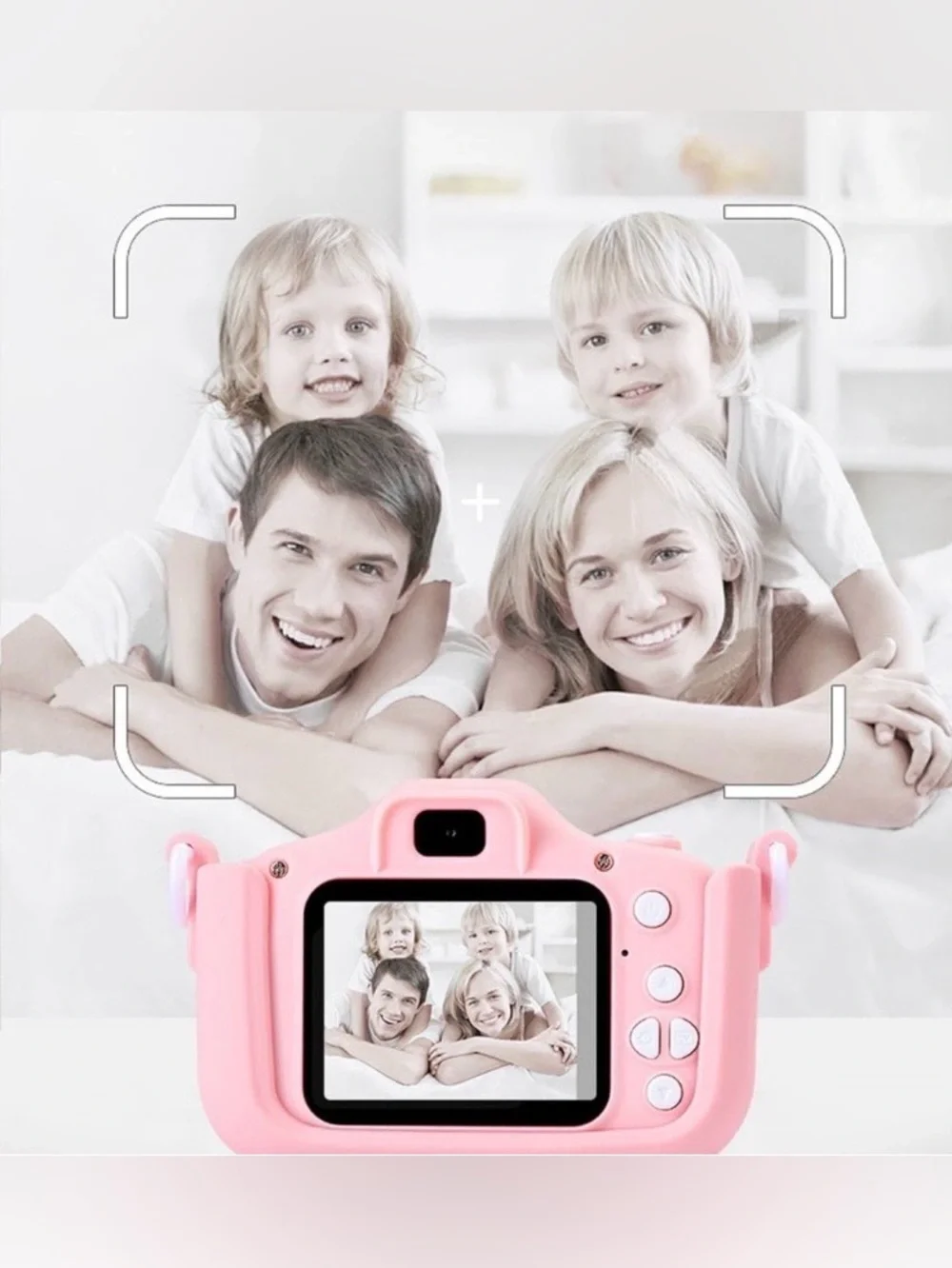 Kids Digital Camera & Video Thousand Selfies Silicone Case 32GB SD Cd Games etc.